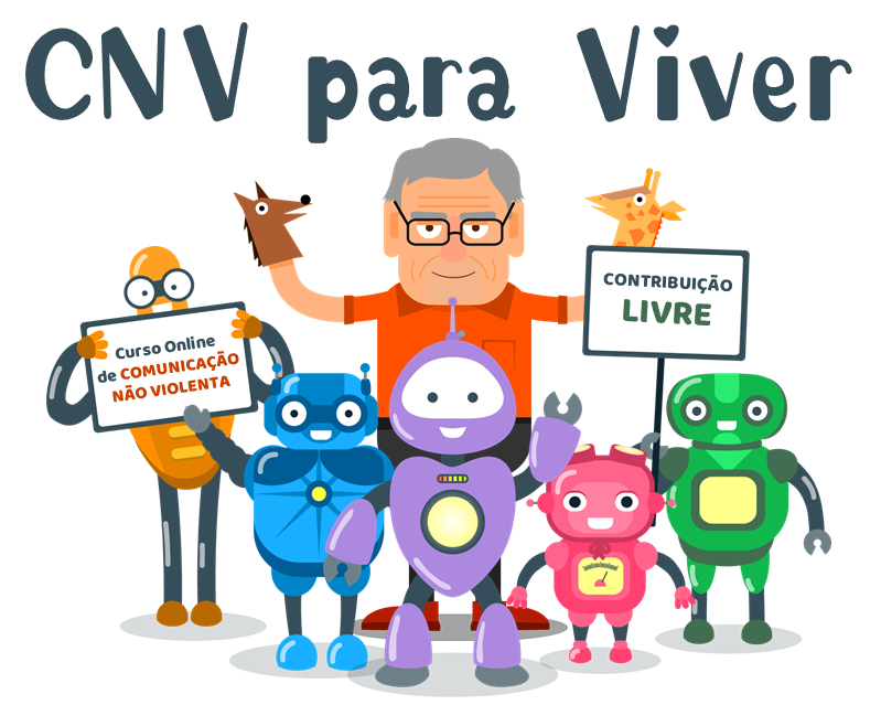 Panfleto CNV para Viver — curso online de Comunicação Não Violenta